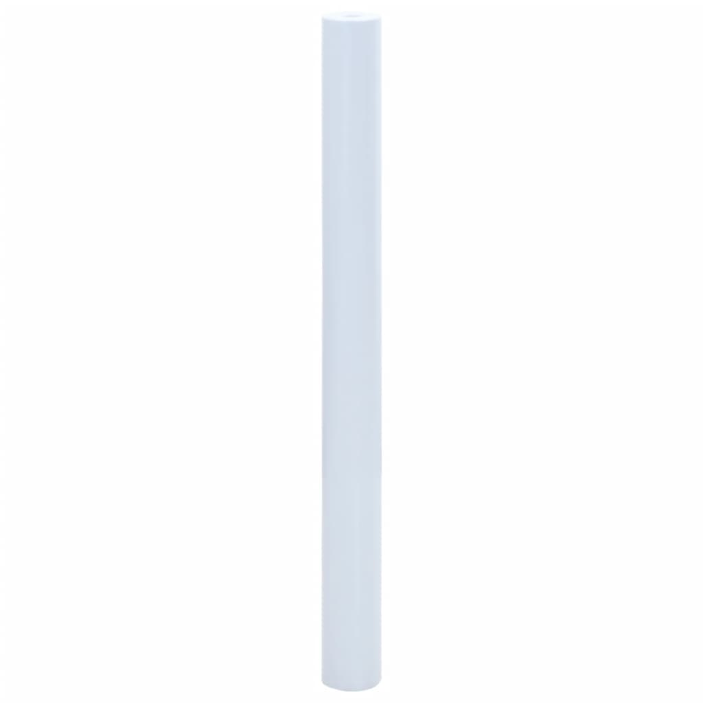 vinduesfolie 45x1000 cm statisk PVC matteret transparent hvid