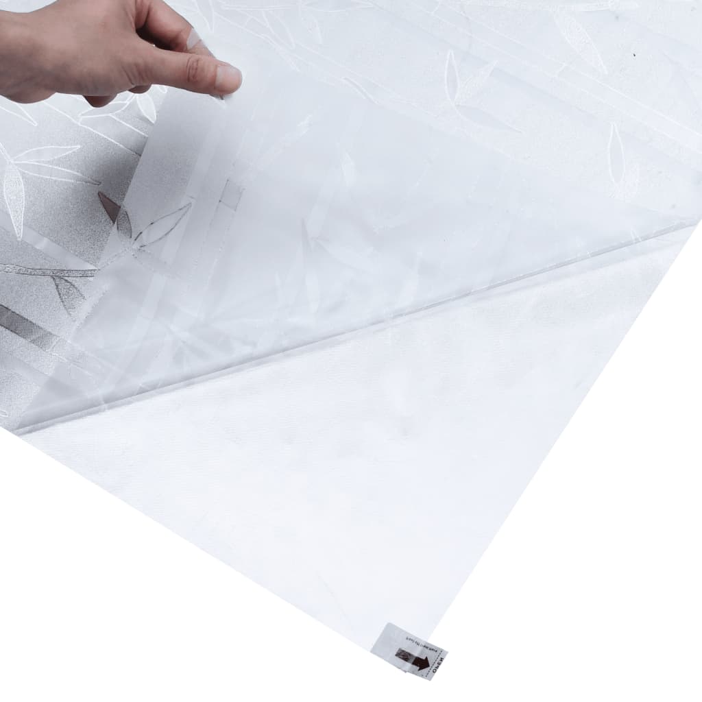 vinduesfolie 60x500 cm PVC bambusmønster matteret
