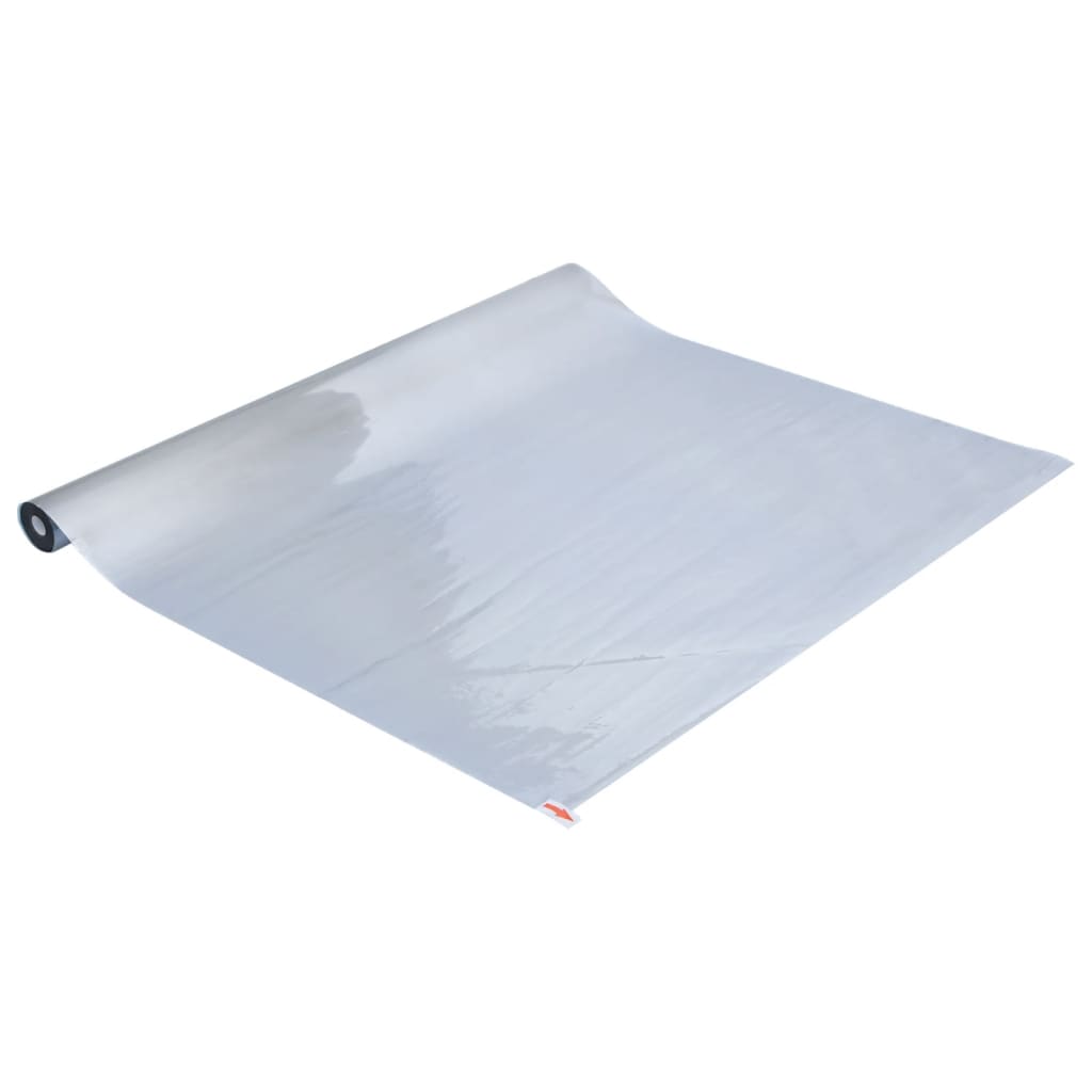solfilm 45x500 cm reflekterende effekt PVC sølvfarvet