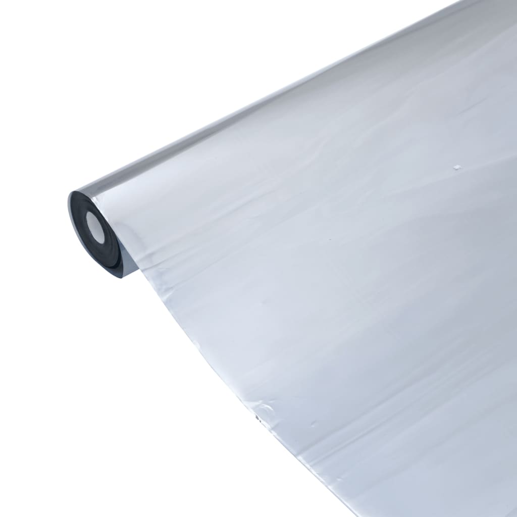 solfilm 45x500 cm reflekterende effekt PVC sølvfarvet