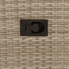 havestole 2 stk. med lænefunktion og hynder polyrattan beige