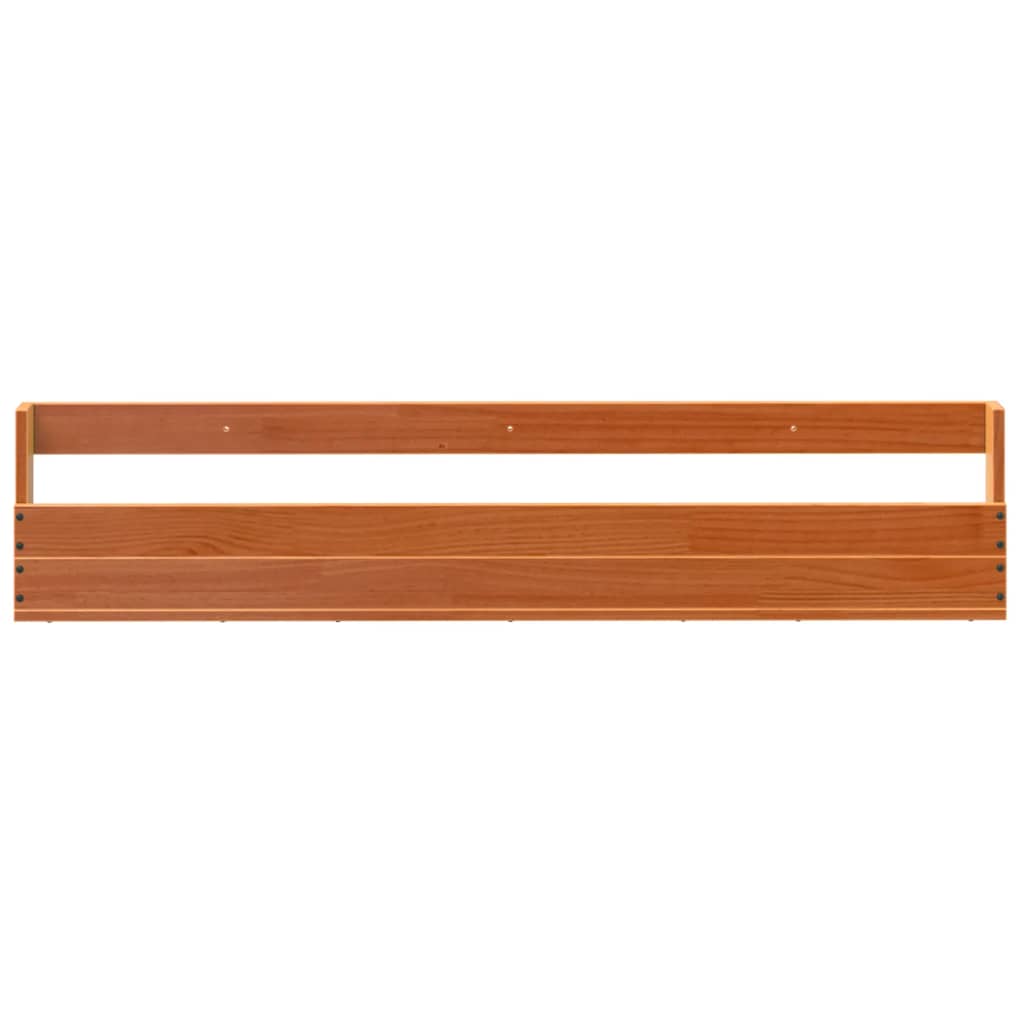 skohylder til væg 2 stk. 110x8,5x23,5 cm massivt fyrretræ