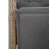 spisebordssæt til haven 9 dele med hynder polyrattan beige