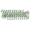 espalier med kunstige vinblade 190x60 cm udvidelig grøn