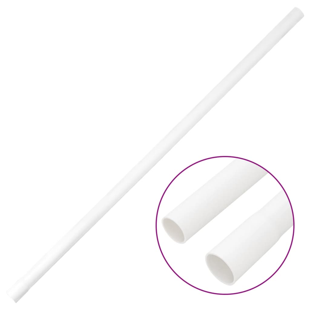 kabelkanaler med clips Ø25 mm 10 m PVC