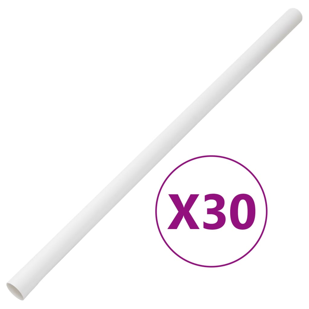 kabelkanaler Ø30 mm 30 m PVC