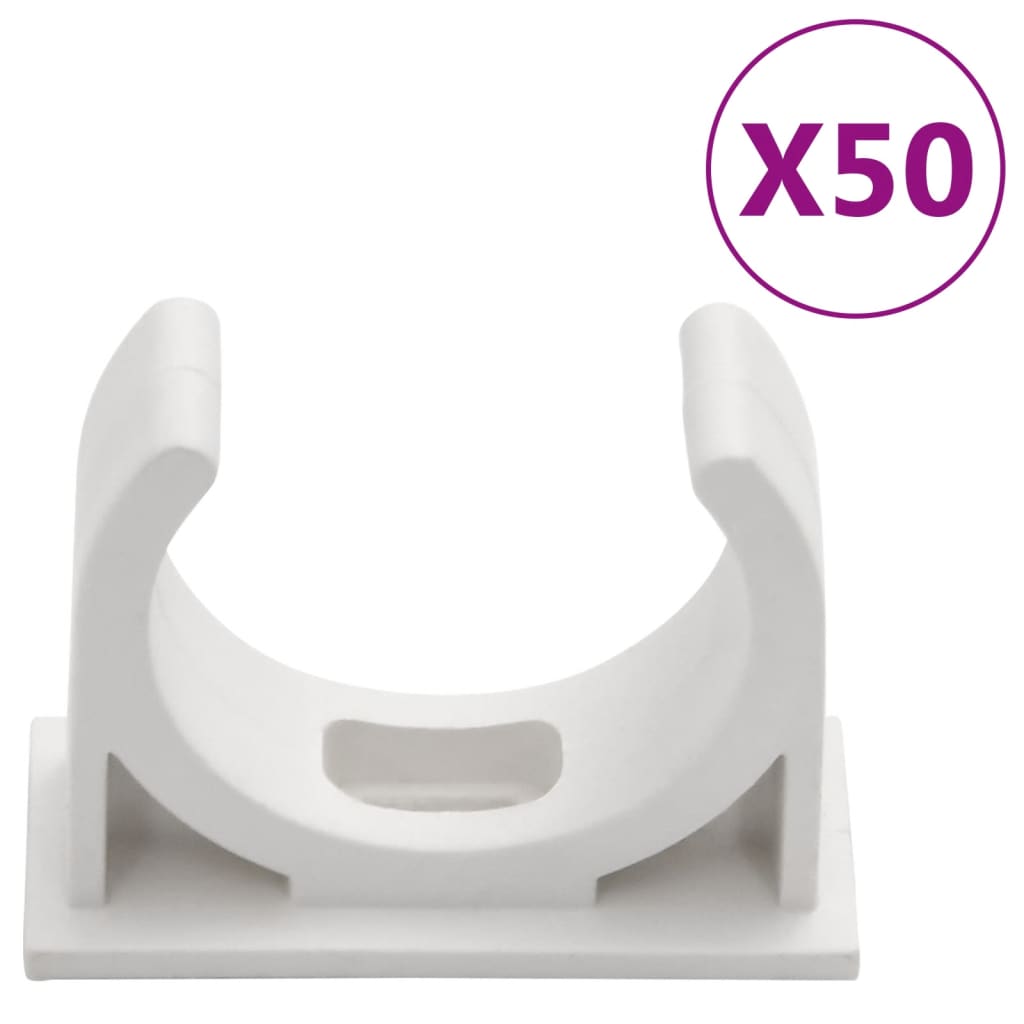 kabelkanaler med clips Ø30 mm 30 m PVC