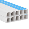 selvklæbende kabelkanal 10x10 mm 10 m PVC