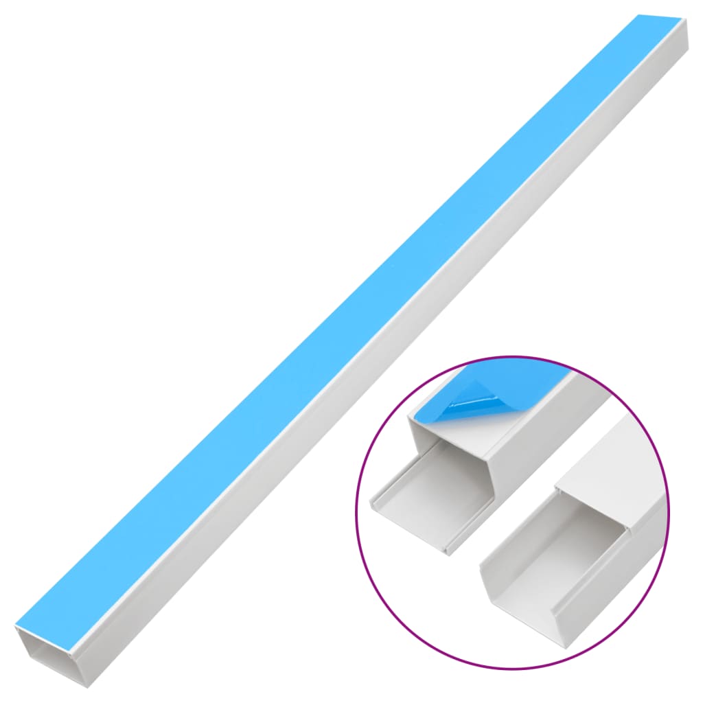 selvklæbende kabelkanal 100x40 mm 30 m PVC