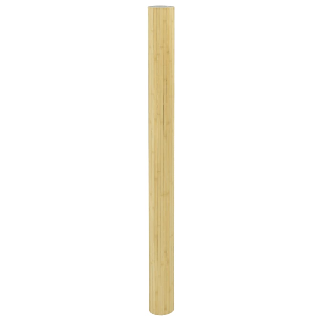 rumdeler 165x400 cm bambus lys naturfarvet