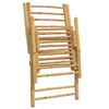 positionsstole 2 stk. med hynder foldbar bambus
