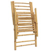 positionsstole 2 stk. med hynder foldbar bambus