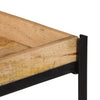 køkkenvogn 60x40x80 cm massivt ru mangotræ