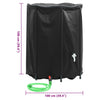vandtank med hane sammenfoldelig 750 l PVC