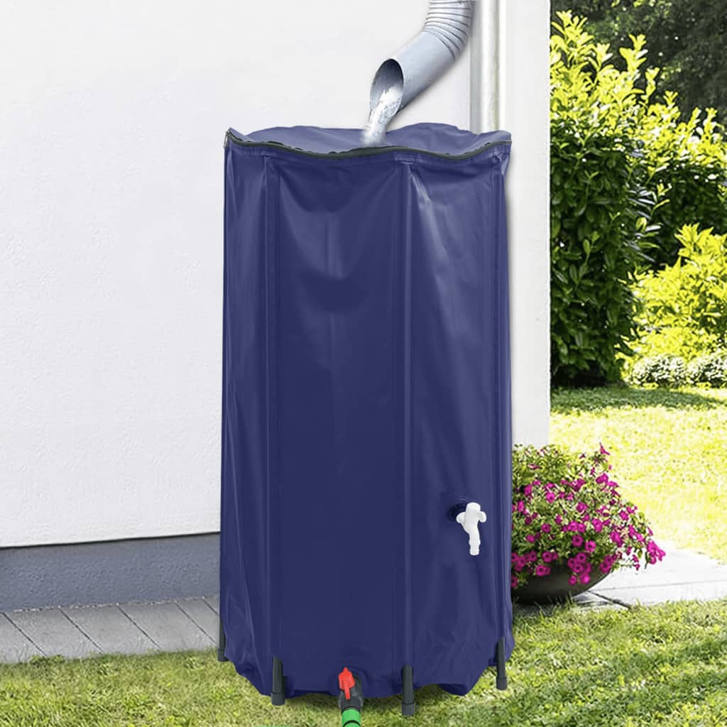 vandtank med hane sammenfoldelig 250 l PVC
