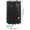 vandtank med hane sammenfoldelig 1000 l PVC