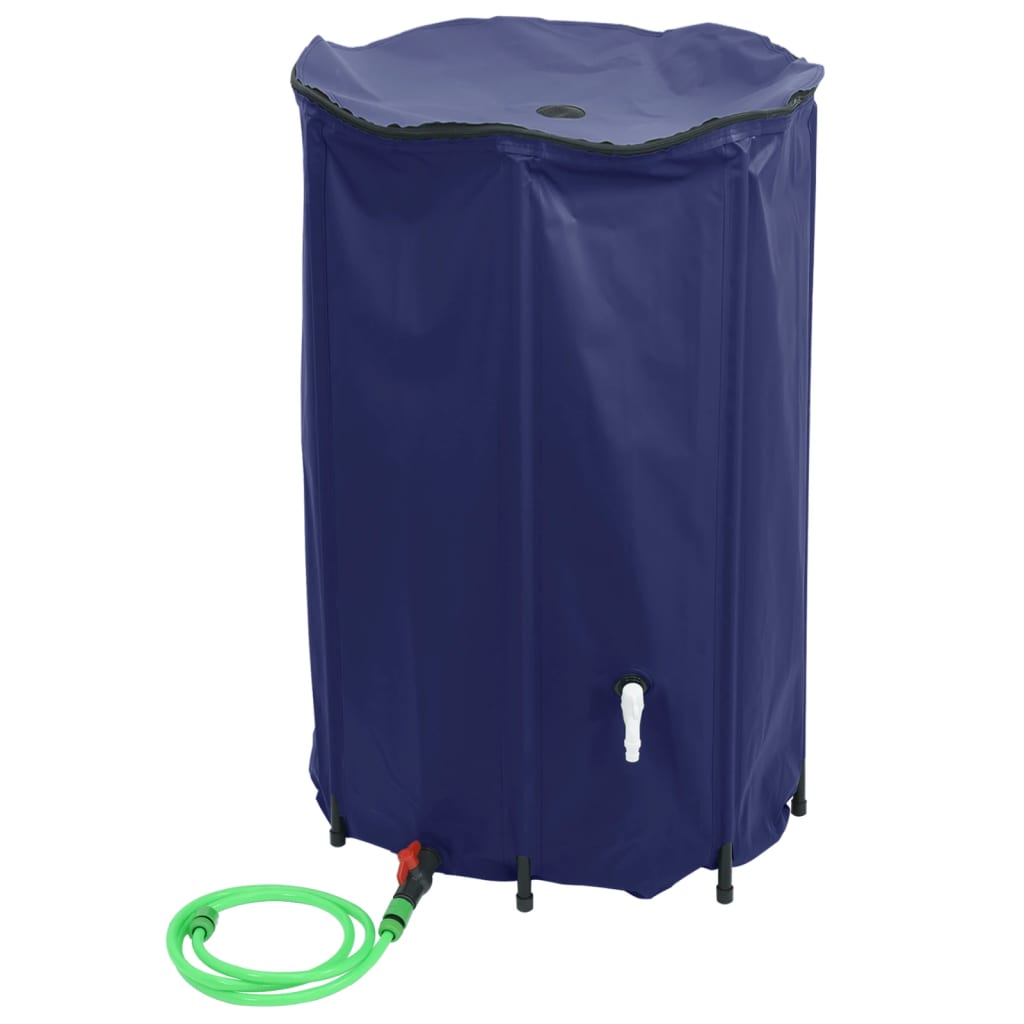 vandtank med hane sammenfoldelig 1000 l PVC