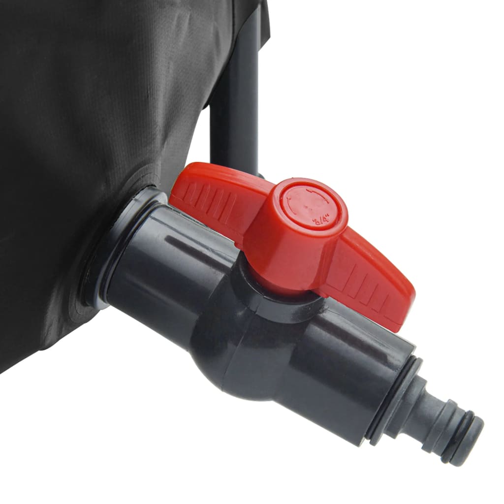 vandtank med hane sammenfoldelig 1250 l PVC