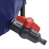 vandtank med hane sammenfoldelig 1250 l PVC