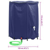 vandtank med hane sammenfoldelig 1250 l PVC