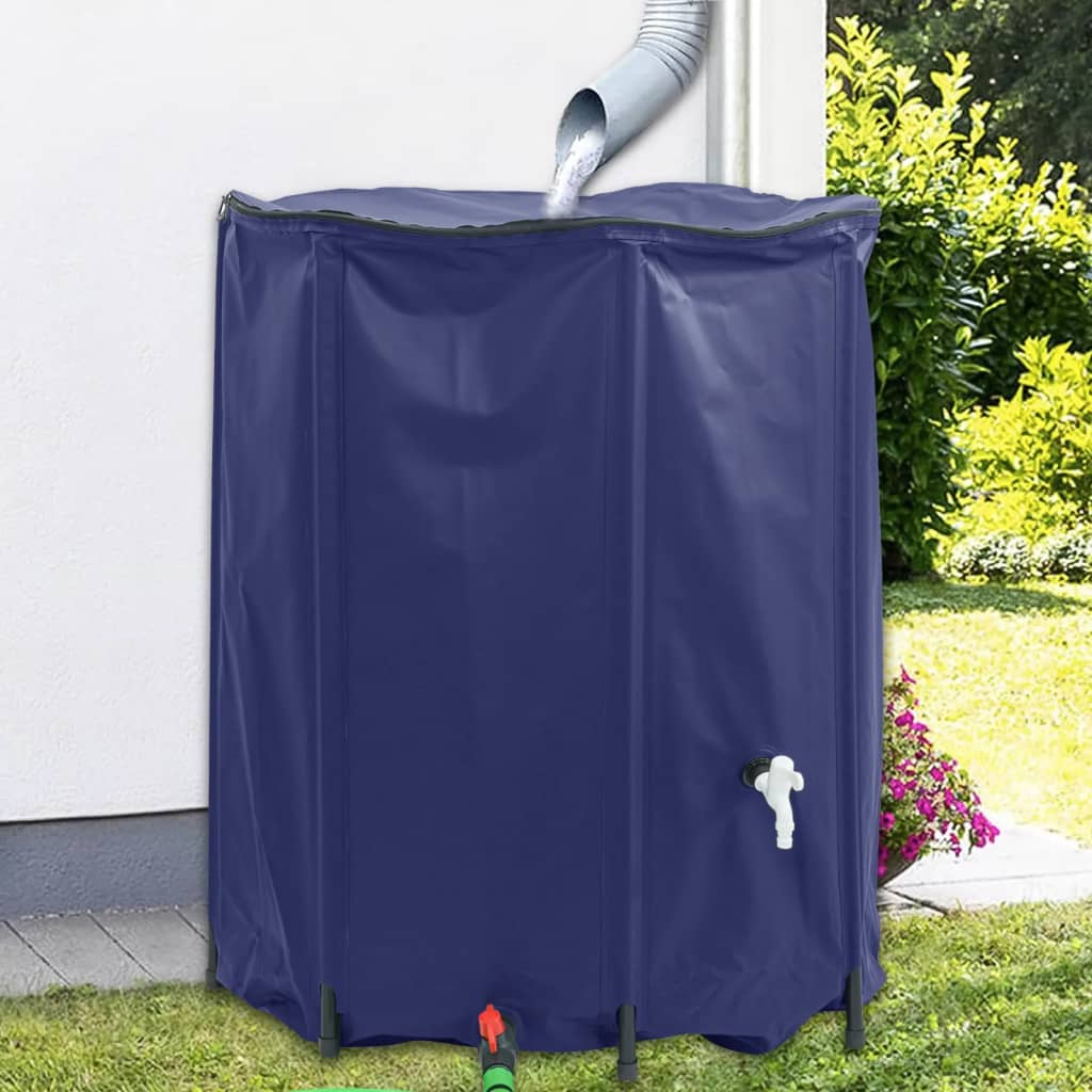 vandtank med hane sammenfoldelig 1250 l PVC