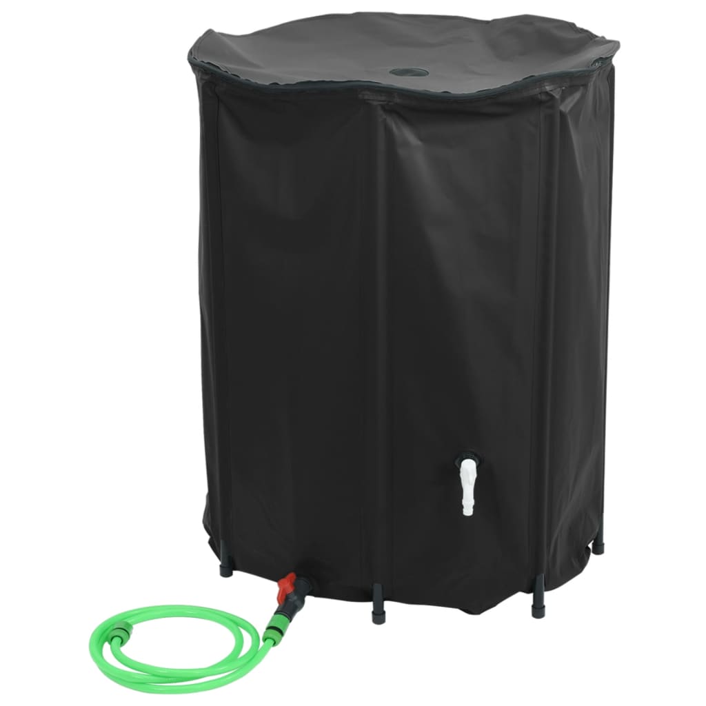 vandtank med hane sammenfoldelig 1350 l PVC