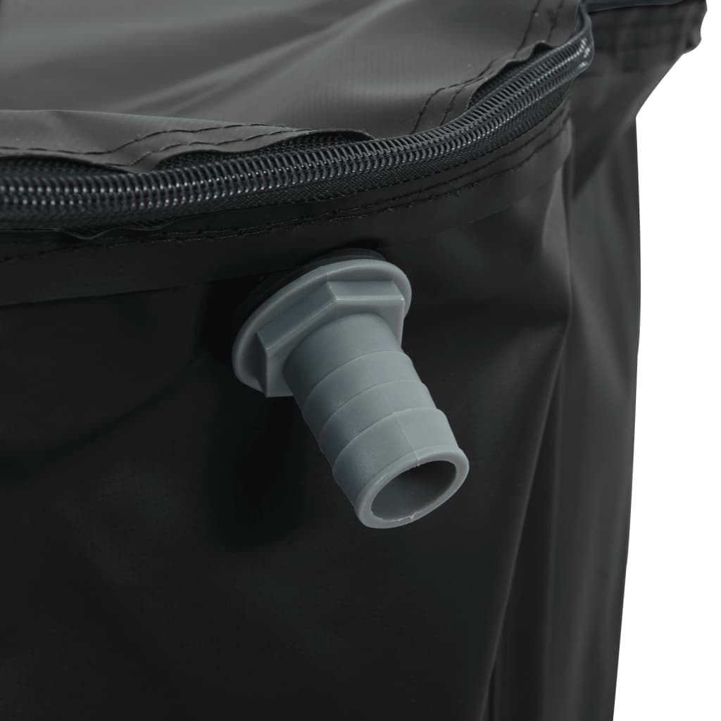 vandtank med hane sammenfoldelig 1350 l PVC