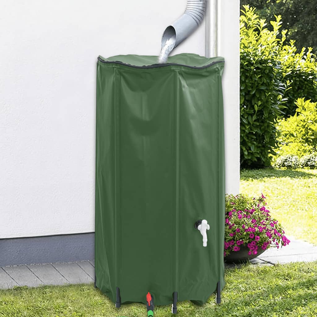 vandtank med hane sammenfoldelig 380 l PVC