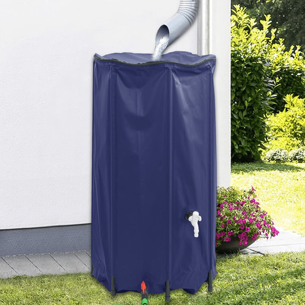 vandtank med hane sammenfoldelig 380 l PVC