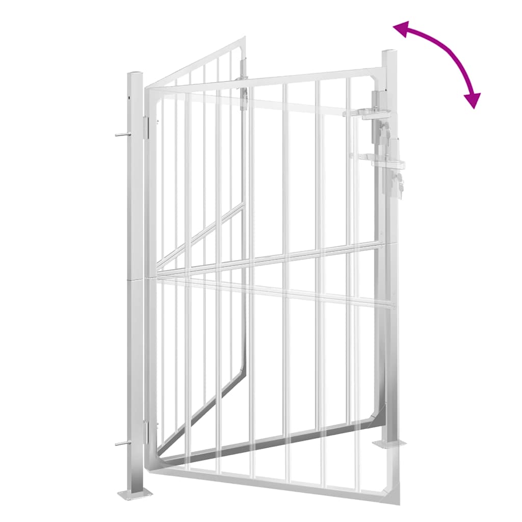 havelåge 100x120 cm rustfrit stål