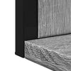spejl med hylde 50x12x60 cm konstrueret træ grå sonoma-eg