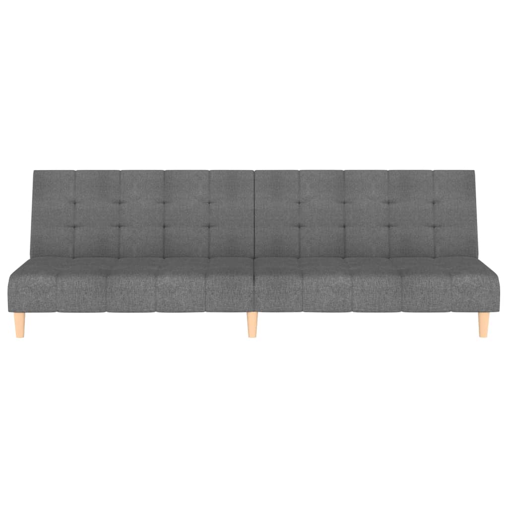 2-personers sovesofa stof lysegrå