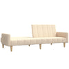 2-personers sovesofa stof cremefarvet