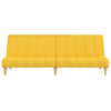 2-personers sovesofa stof gul