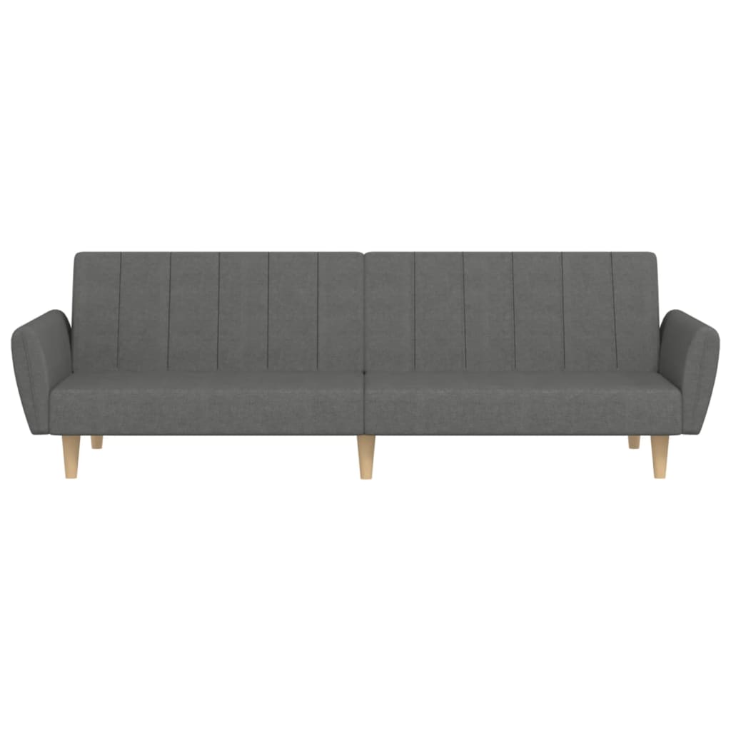 2-personers sovesofa stof lysegrå