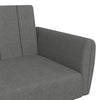 2-personers sovesofa stof lysegrå