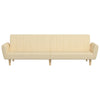2-personers sovesofa stof cremefarvet