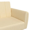 2-personers sovesofa stof cremefarvet