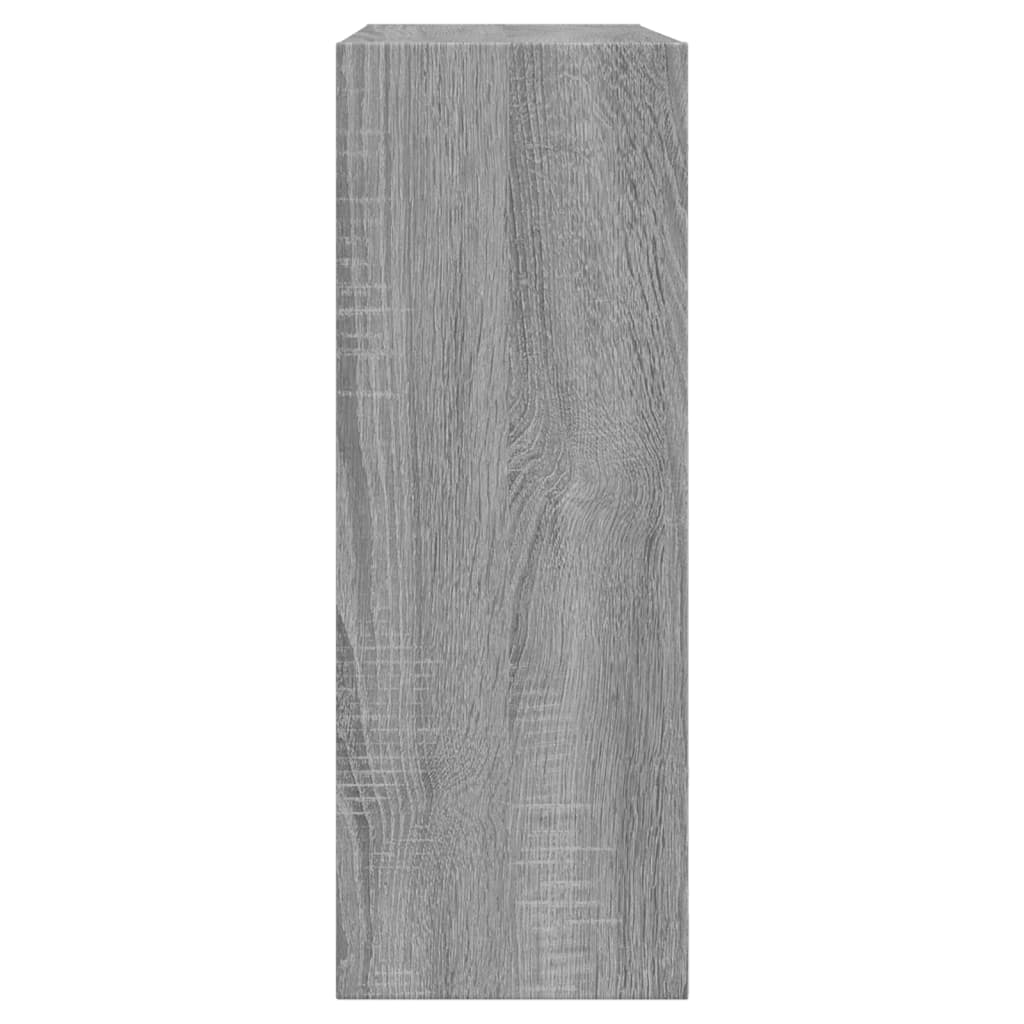 skoreol 60x21x57 cm konstrueret træ grå sonoma-eg
