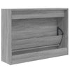 skoskab 80x21x57 cm konstrueret træ grå sonoma-eg