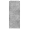 skoskab med 2 vippeskuffer 60x42x108 cm betongrå