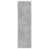 skoskab med 2 vippeskuffer 80x34x116 cm betongrå