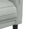 sofastol velour lysegrå
