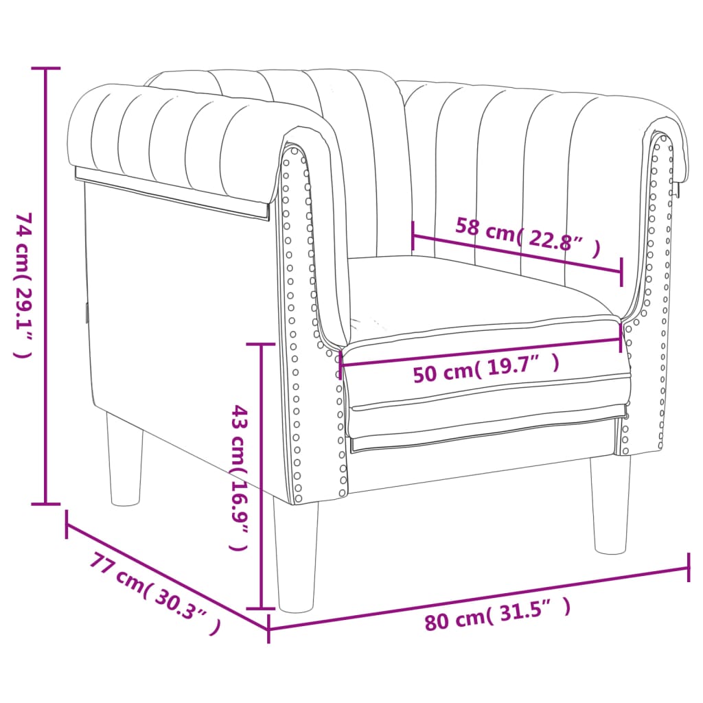 sofastol velour lysegrå