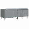 2-personers sofa stof lysegrå