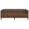 3-personers sofa imiteret ruskind brun