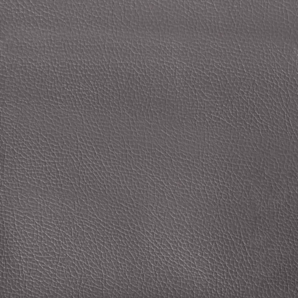 Chesterfield-sofastol kunstlæder grå