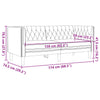2-personers Chesterfield-sofa imiteret ruskind brun