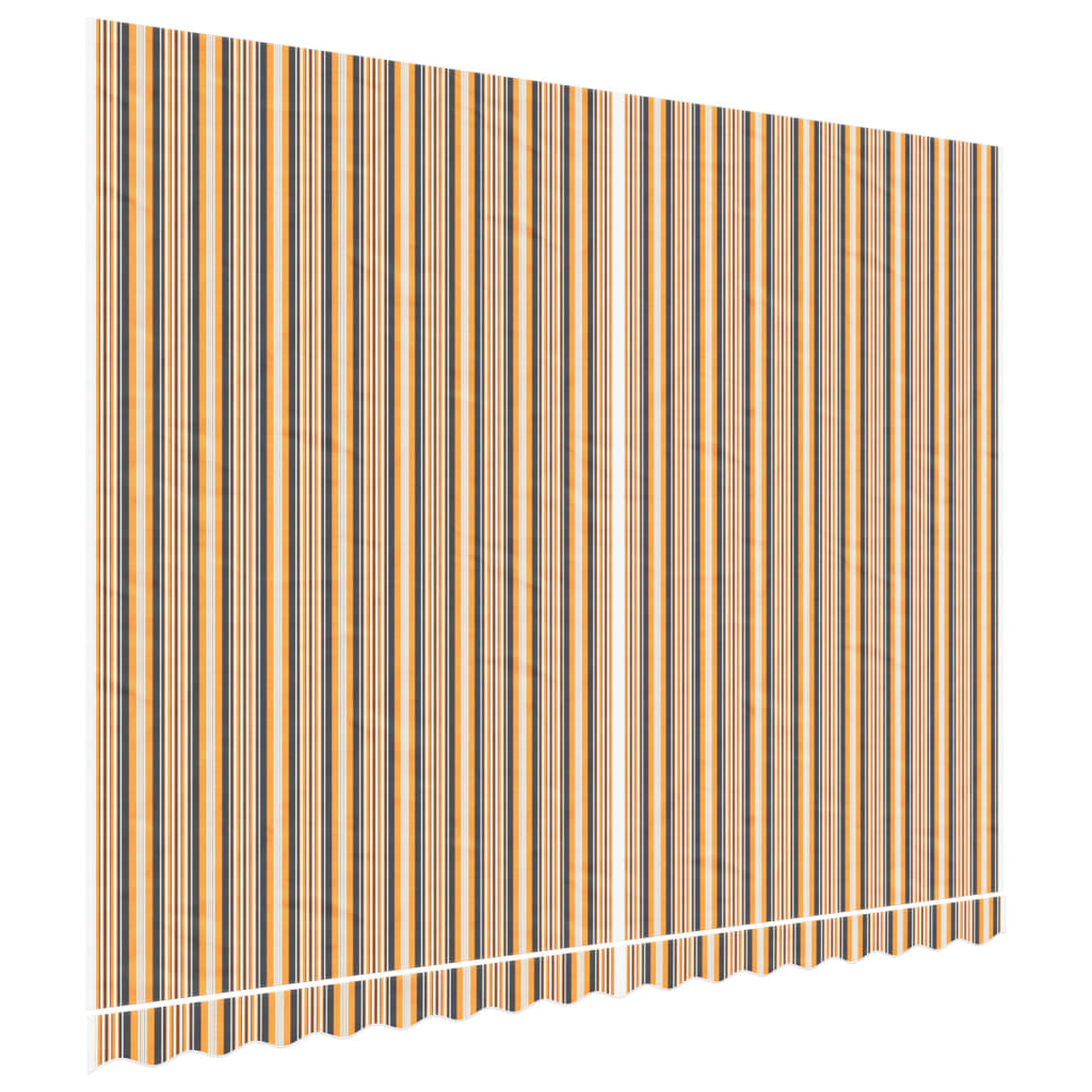 markisedug 4x3 m stribet flerfarvet