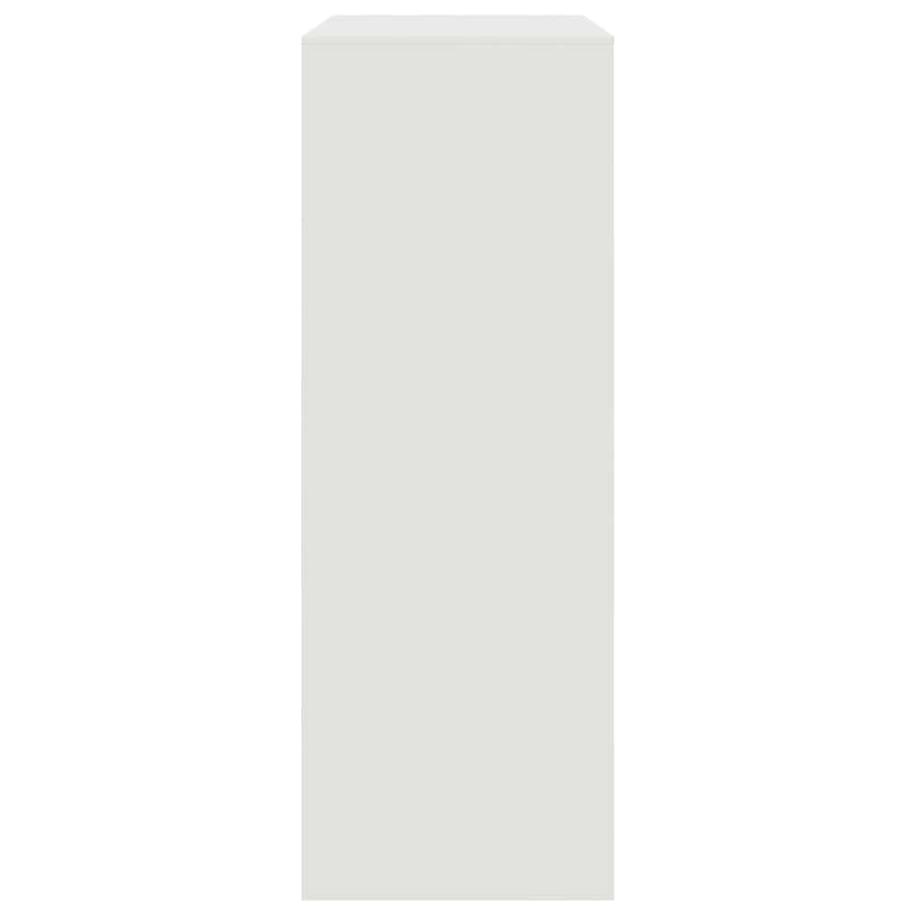 skab 67x39x107 cm stål hvid